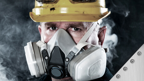 SMACNA contractor using safety gear